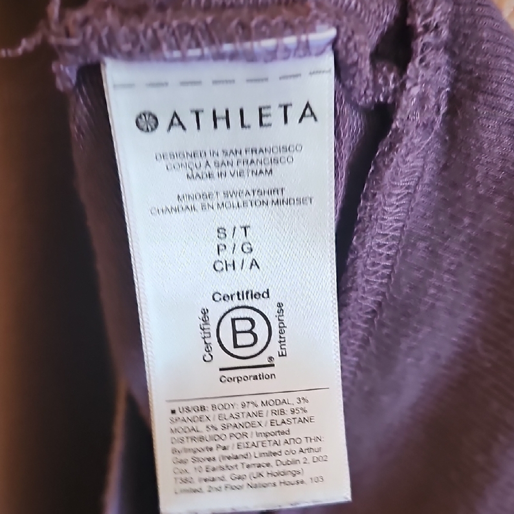 Athleta Small Light Purple Mindset Sweatshirt - Picture 5 of 7